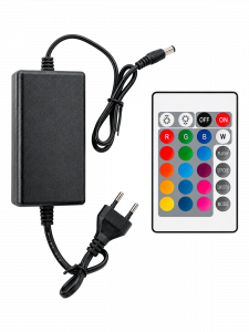 Светодиодная лента Неоновая 5м с адаптером питания IP65 Огонёк OG-LDL47 RGB